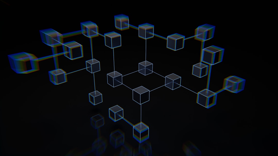 Blockchain Technology Illustration